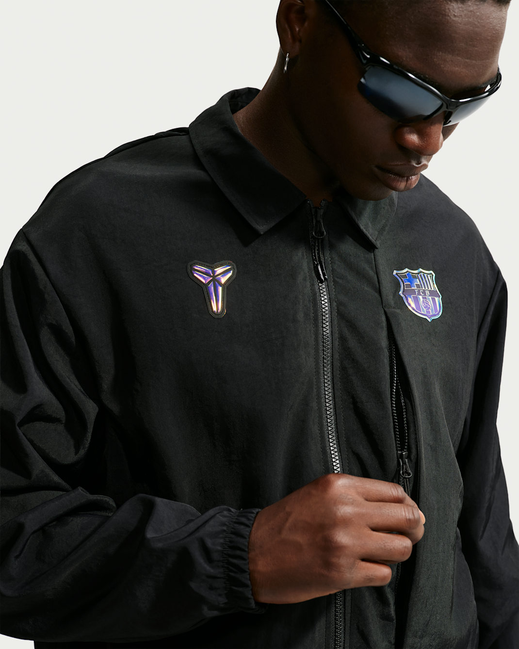 FC Barcelona Away Men's Kobe Soccer Woven Jacket