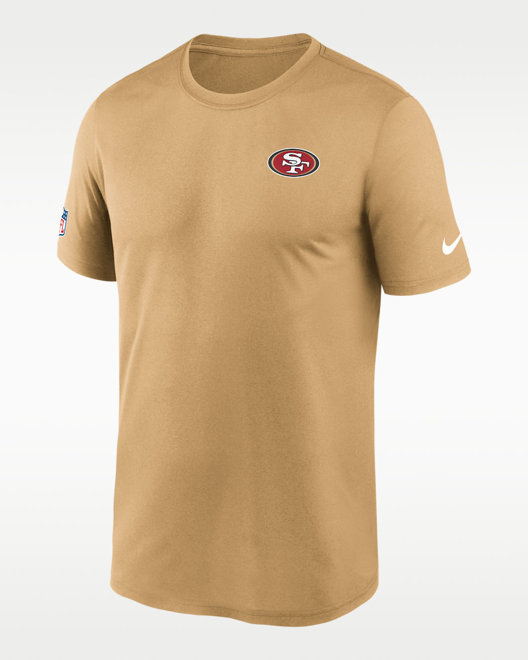 San Francisco 49ers Legend Small Logo Men's Nike Dri-FIT NFL T-Shirt - Gold