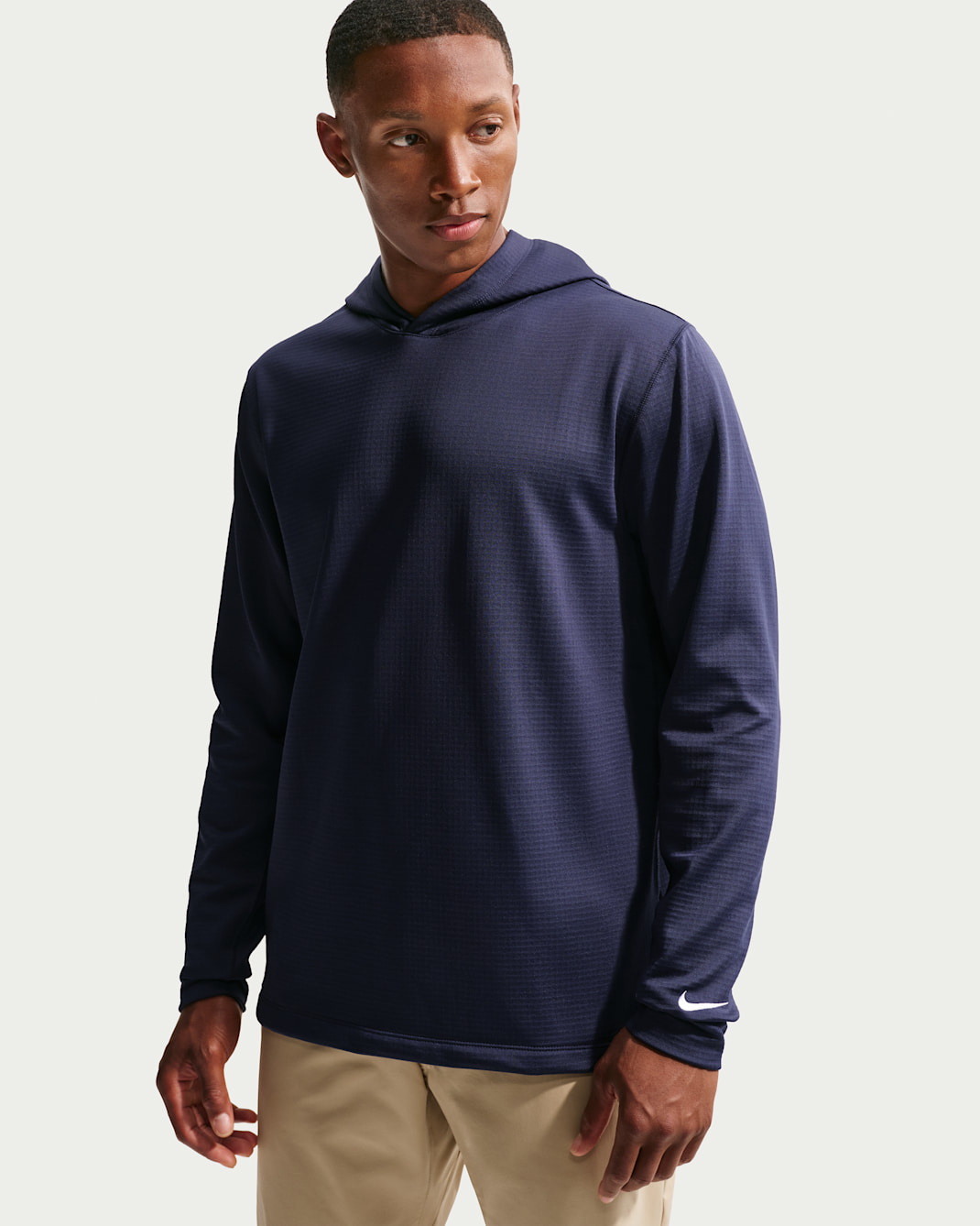 Nike Velocity Men's Therma-FIT Golf Hoodie - College Navy/White