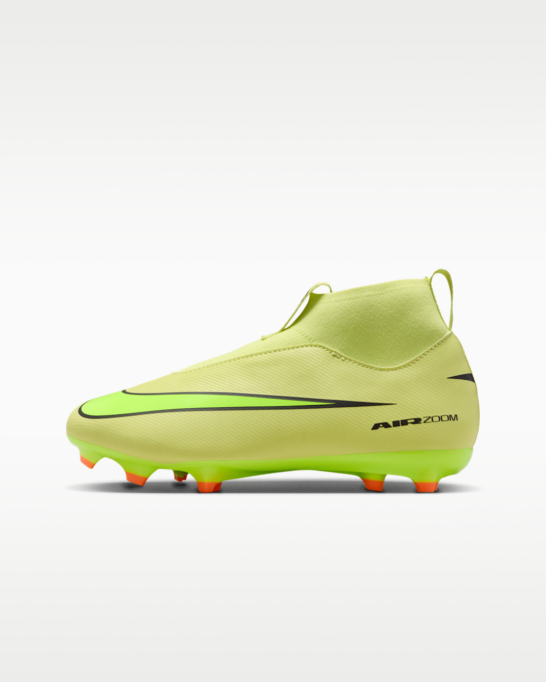 Nike Jr. Mercurial Superfly 10 Academy Yüksek Bilekli Küçük/Genç Çocuk Çoklu Zemin Kramponu - Limelight/Hyper Crimson/Volt