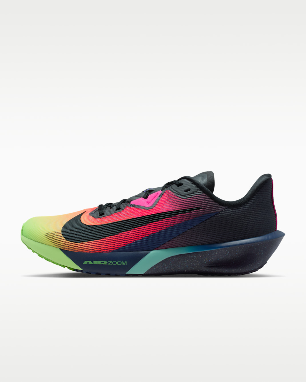 Nike Zoom Rival Fly 4 路跑競速鞋 - Dark Obsidian/Ghost Green/Pink Blast/黑色