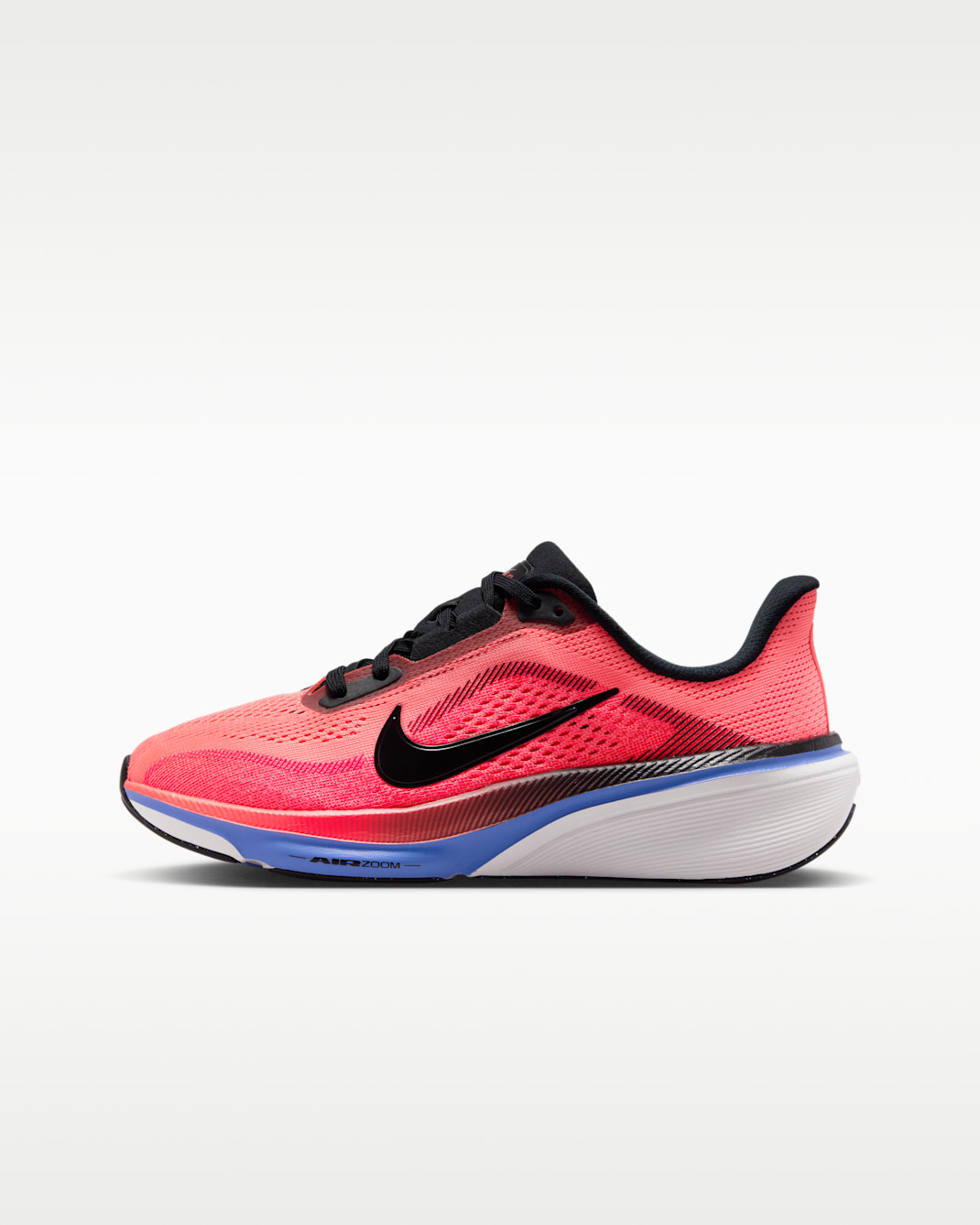 Nike Pegasus 42 Big Kids' Road Running Shoes - Lava Glow/Flash Crimson/Sapphire/Black
