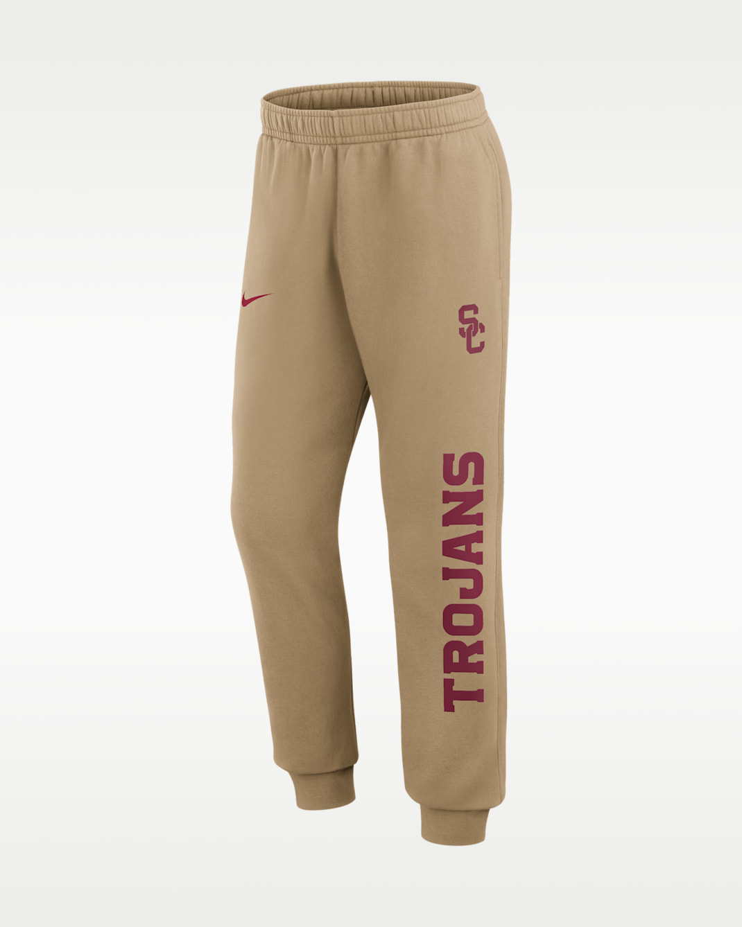 USC Primetime Club Men's Nike College Joggers - Classic Beige