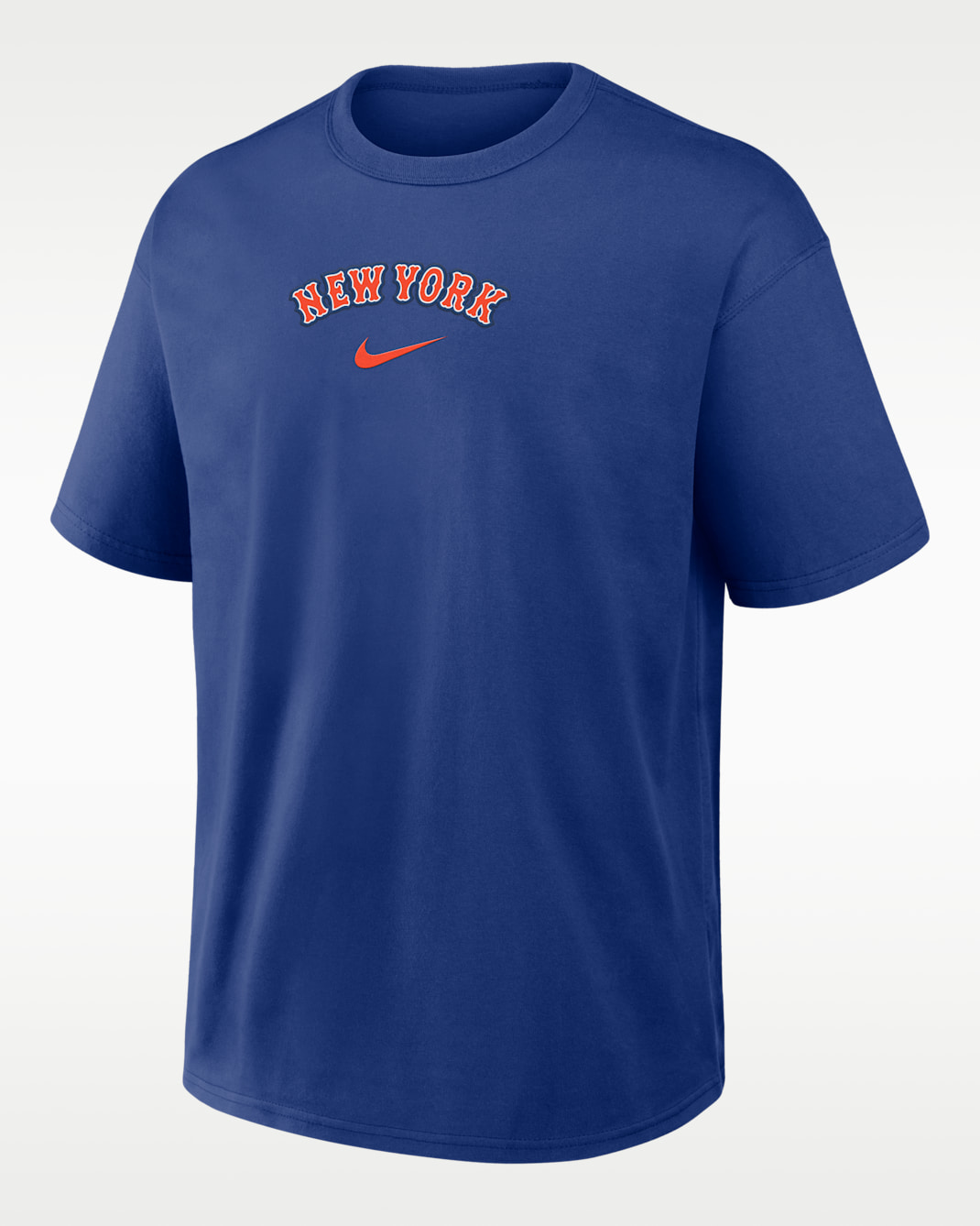 New York Mets City Name Max90 Men's Nike MLB T-Shirt - Rush Blue