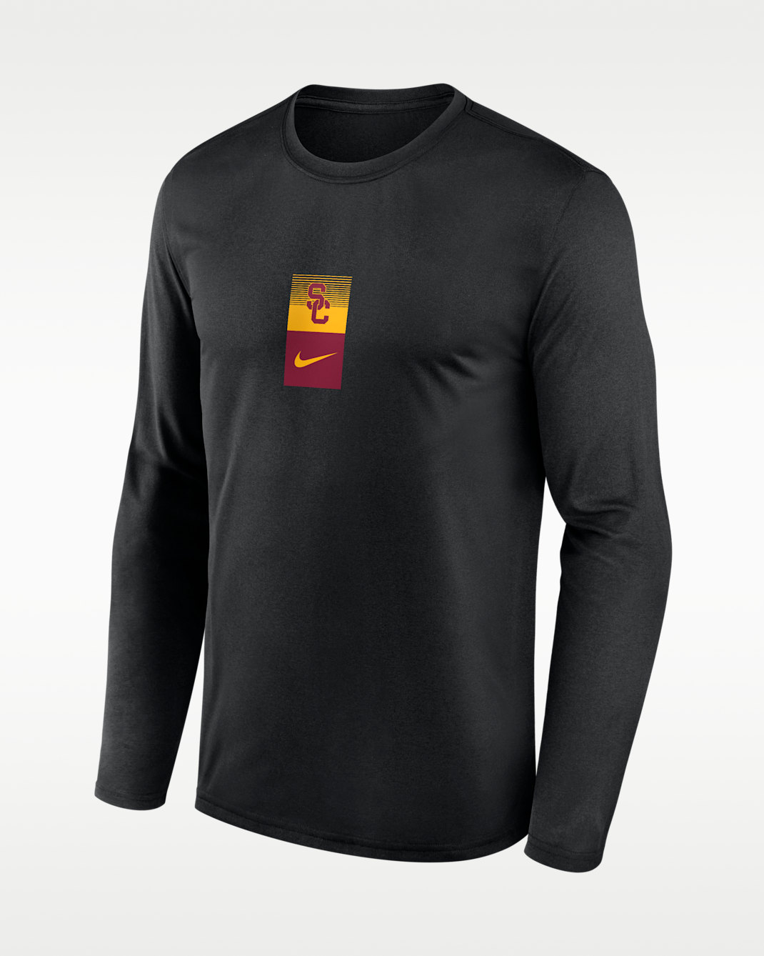 USC Primetime Stack Legend Men's Nike Dri-FIT College Long-Sleeve T-Shirt - Black