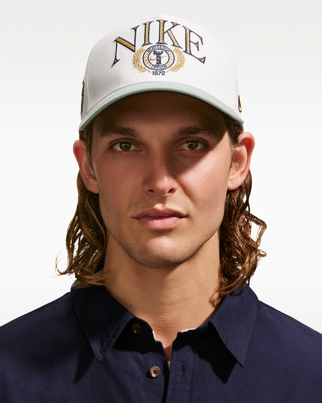 Nike Rise Structured A-Frame Cap - Sail/Steam/Midnight Navy