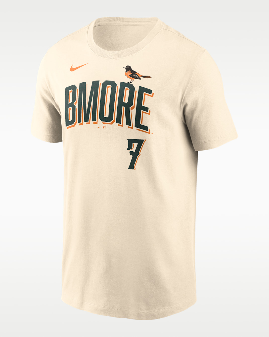 Jackson Holliday Baltimore Orioles City Connect Men's Nike MLB T-Shirt - Natural