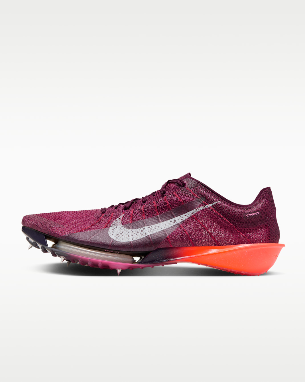 Nike Victory 2 Track & Field Distance Spikes - Bordeaux/Bright Crimson/Hyper Crimson/White