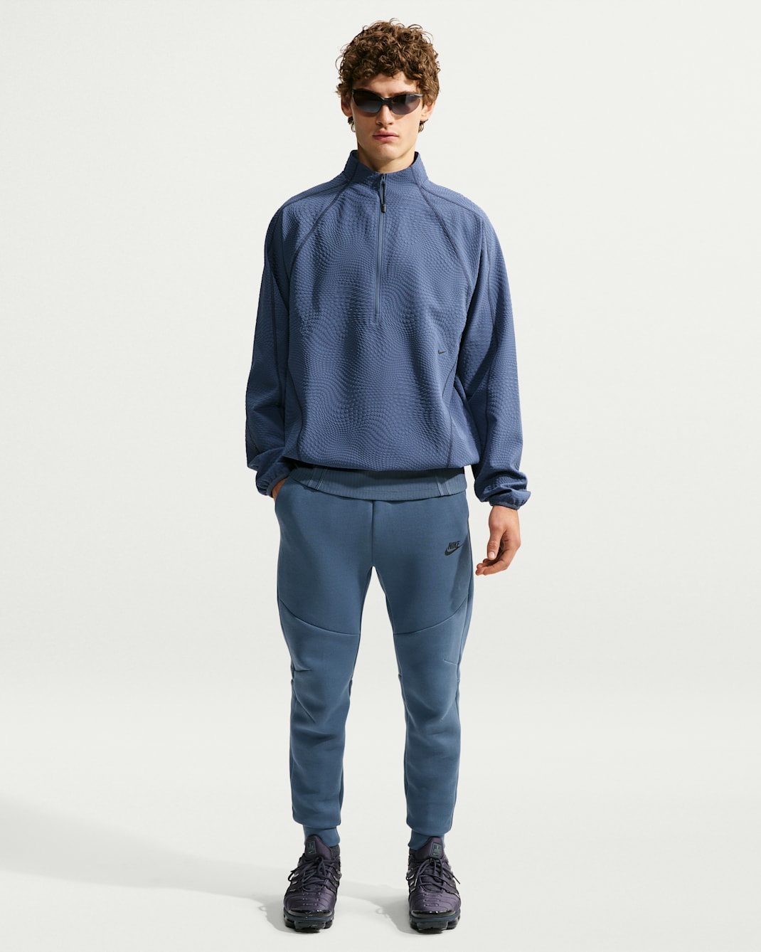 Nike Tech Men's Fleece Joggers - New Slate/Black
