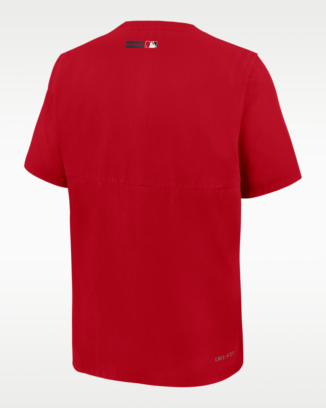 Washington Nationals Authentic Collection Men's Nike Dri-FIT MLB 1/4-Zip Short-Sleeve Windshirt