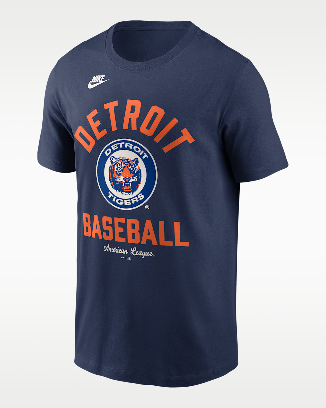 Detroit Tigers Cooperstown Men's Nike MLB T-Shirt - Navy