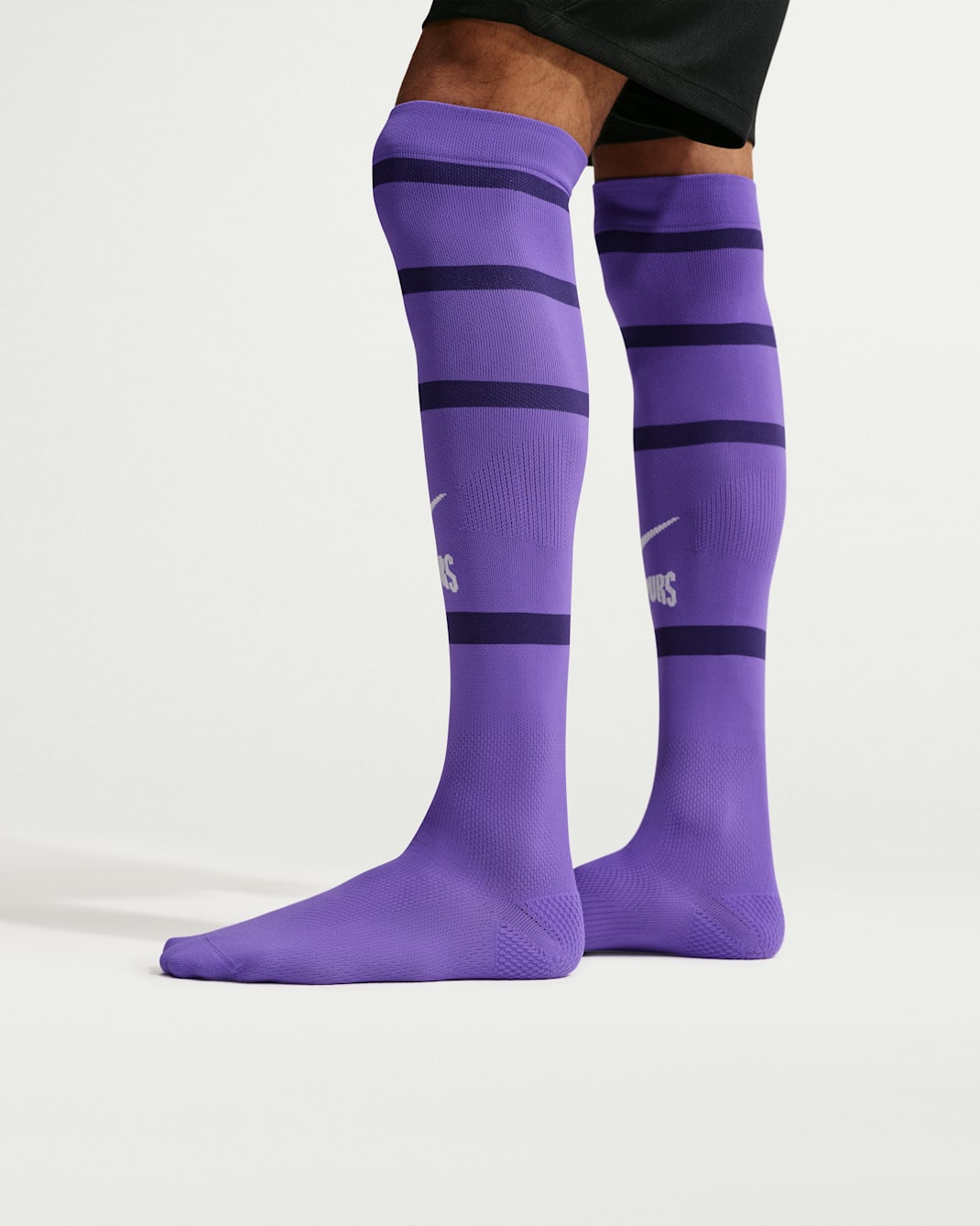 Tercera equipació VaporFast Tottenham Hotspur Mitjons de futbol fins als genolls Nike Dri-FIT ADV - Psychic Purple/New Orchid/Blanc