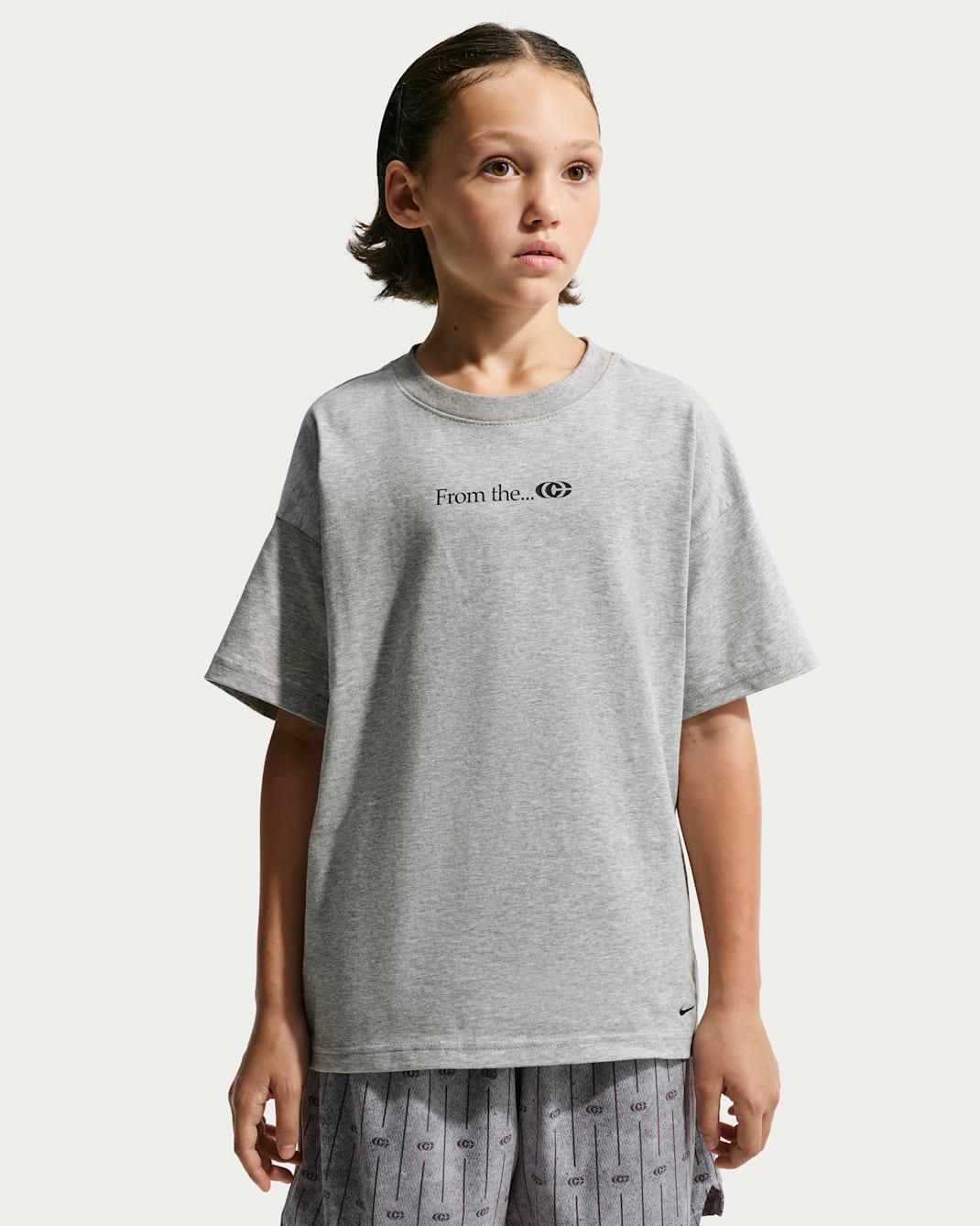 Caitlin Clark Older Kids' Dri-FIT T-Shirt - Dark Grey Heather