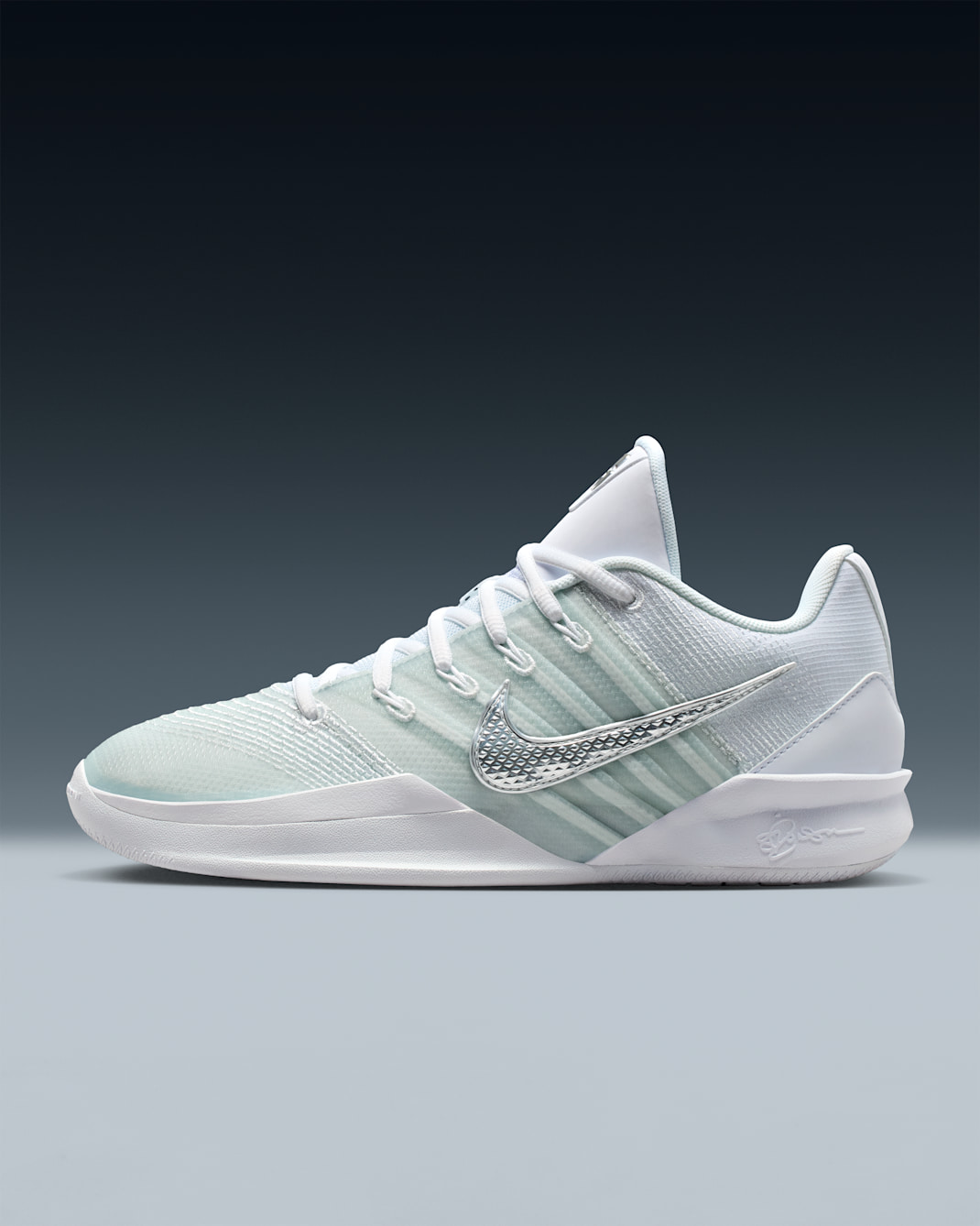 Sabrina 3 Basketball Shoes - White/Mint Foam/Metallic Silver