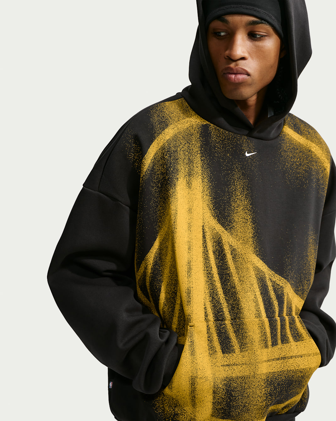 Golden State Warriors Standard Issue Men's Fleece Basketball Hoodie