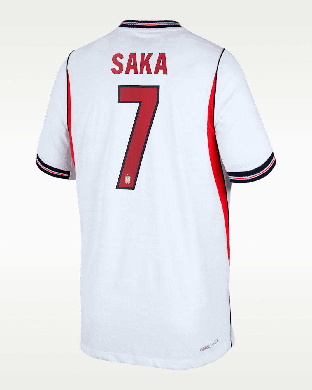 Bukayo Saka England National Team 2026 Match Home Big Kids' Nike Dri-FIT ADV Soccer Jersey - White