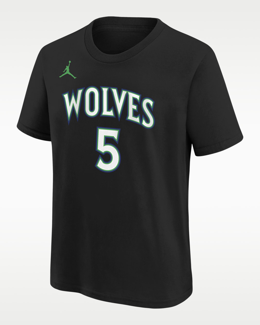 Anthony Edwards Minnesota Timberwolves Statement Edition Big Kids' NBA T-Shirt - Black