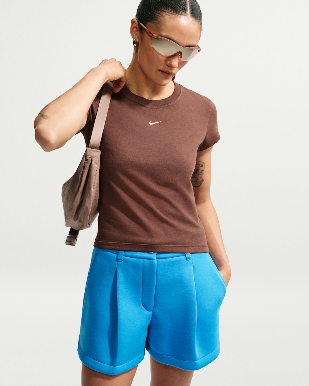 T-shirt Nike Sportswear Chill Knit – Donna - Cacao Wow