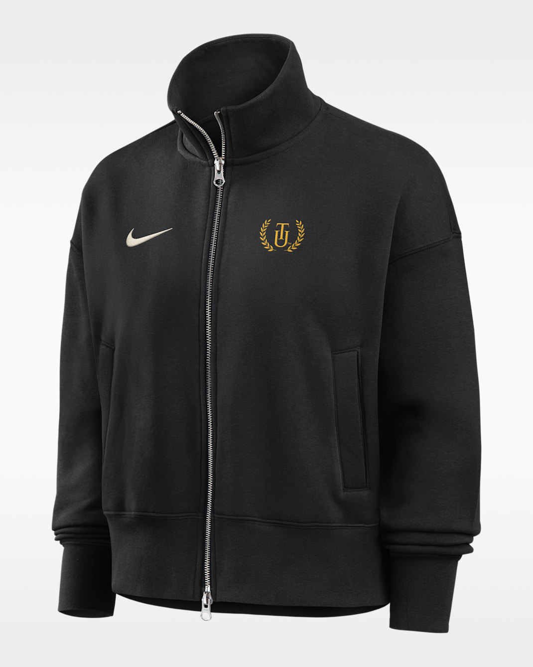 Nike College (Tuskegee University) Women's Nike Phoenix Fleece Track Jacket - Black