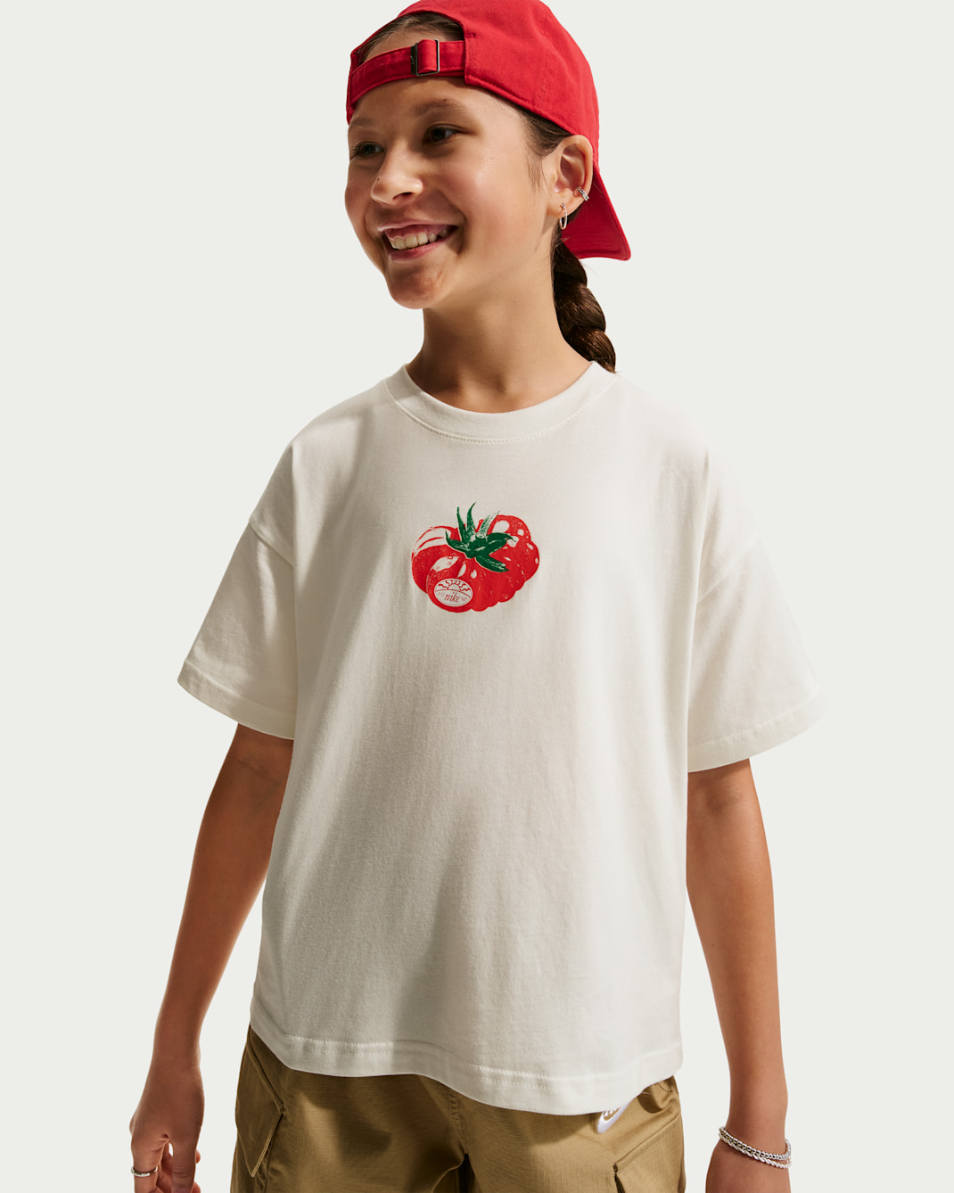 Nike Sportswear Boxy­T-Shirt für ältere Kinder - Sail