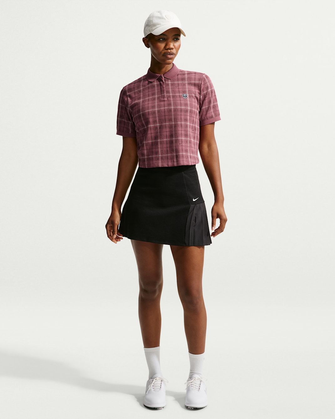 Nike Fairway Fresh Women's Dri-FIT Tartan Golf Polo