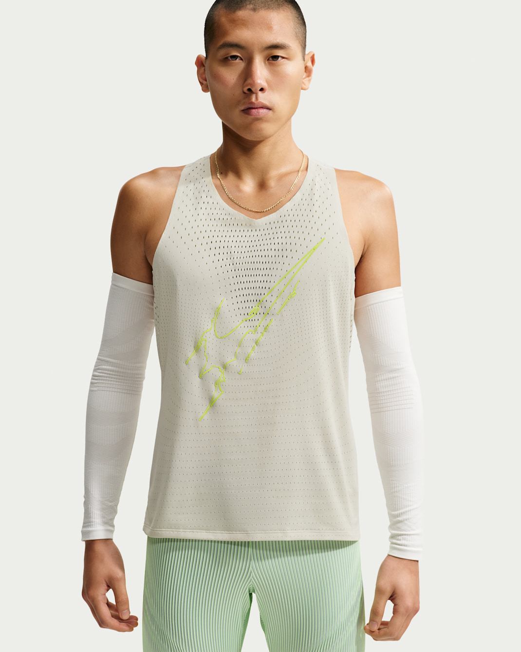 Nike AeroSwift Men's Dri-FIT ADV Running Vest - Light Bone