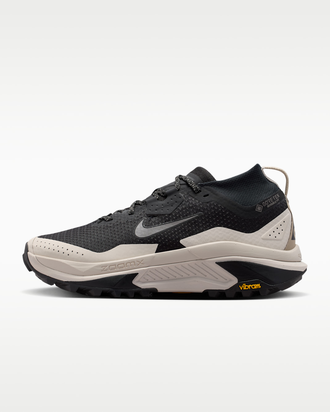 나이키 ACG 제가마 트레일 GORE-TEX 남성 워터프루프 트레일 러닝화 - 블랙/크림 II/케이브 스톤