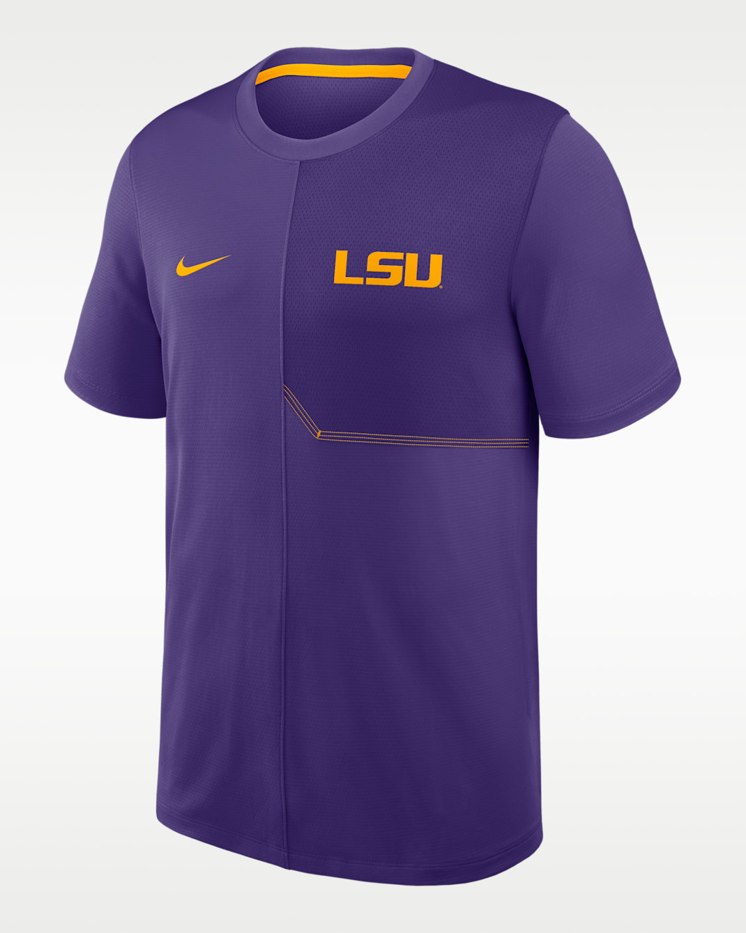 LSU Sideline Coach Men's Nike Dri-FIT College Top - Purple
