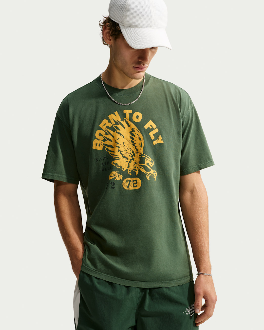 Nike Sportswear Max90 Men's T-Shirt - Fir/University Gold