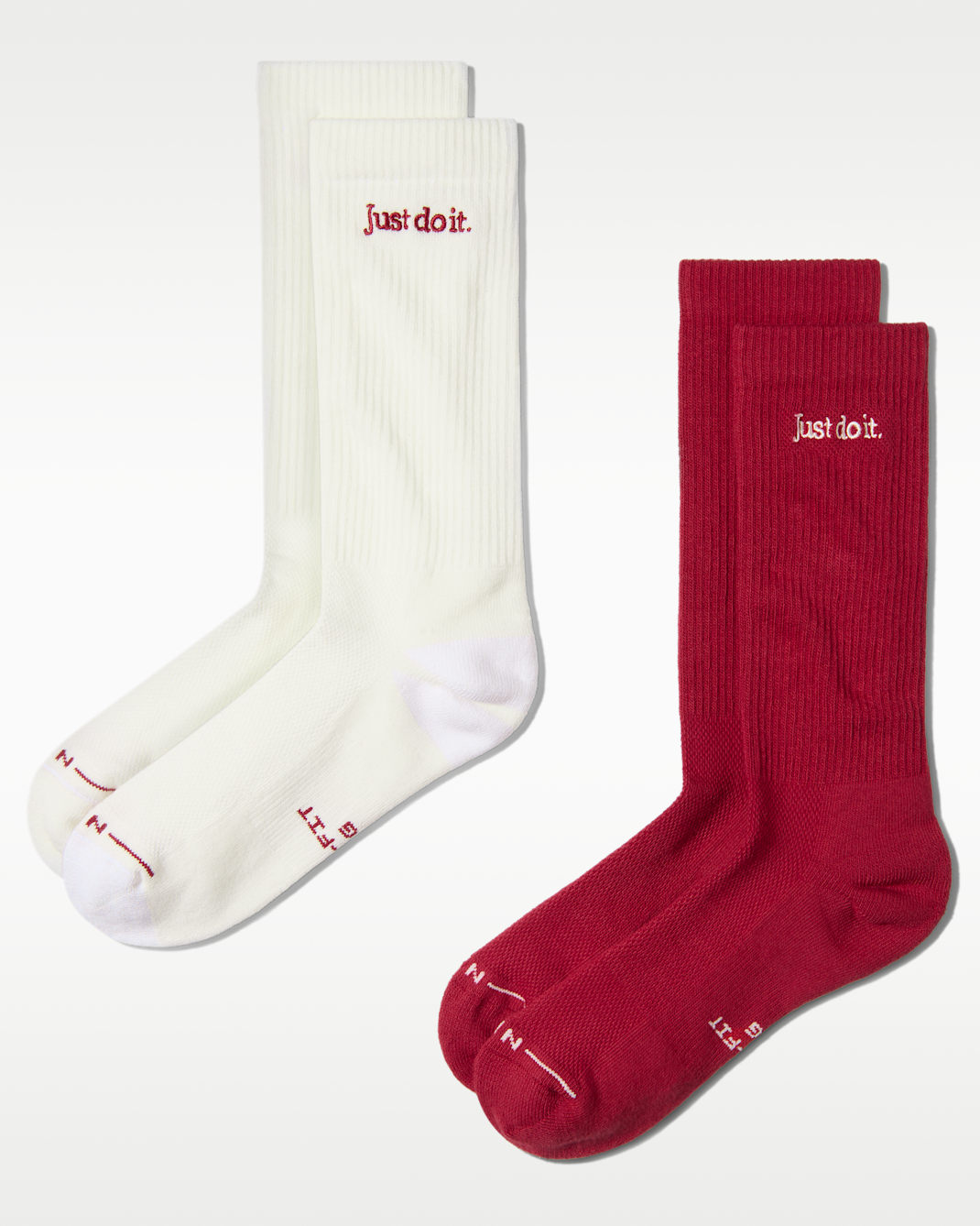 Nike Everyday Elevated Crew Socks (2 Pairs) - Multi-Color