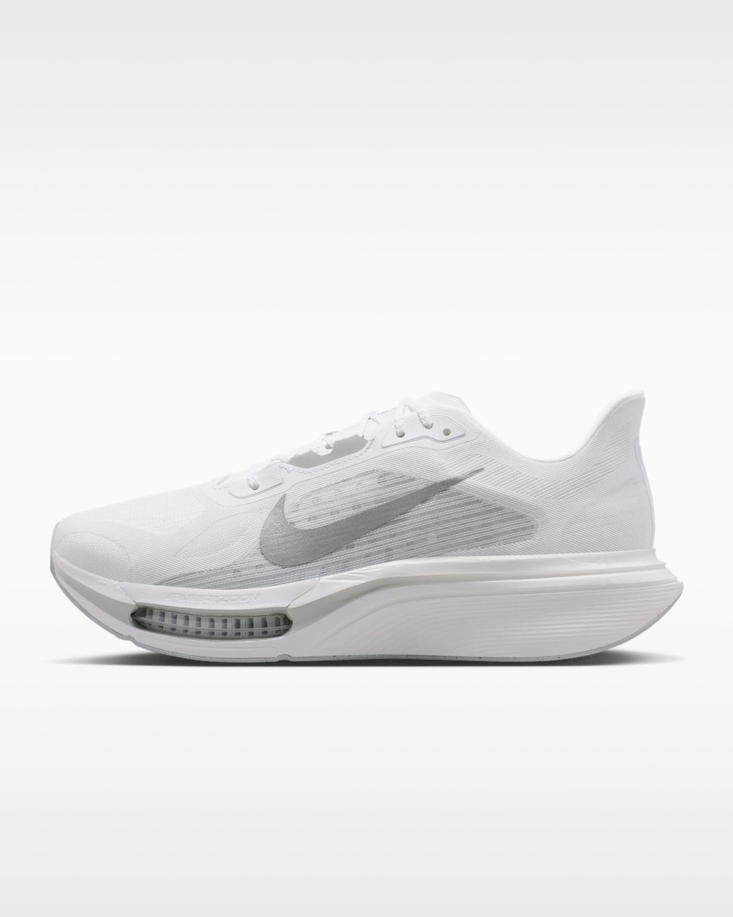 Nike Pegasus Plus 2 Men's Road Running Shoes - White/Grey Fog/Pure Platinum/Reflective Silver