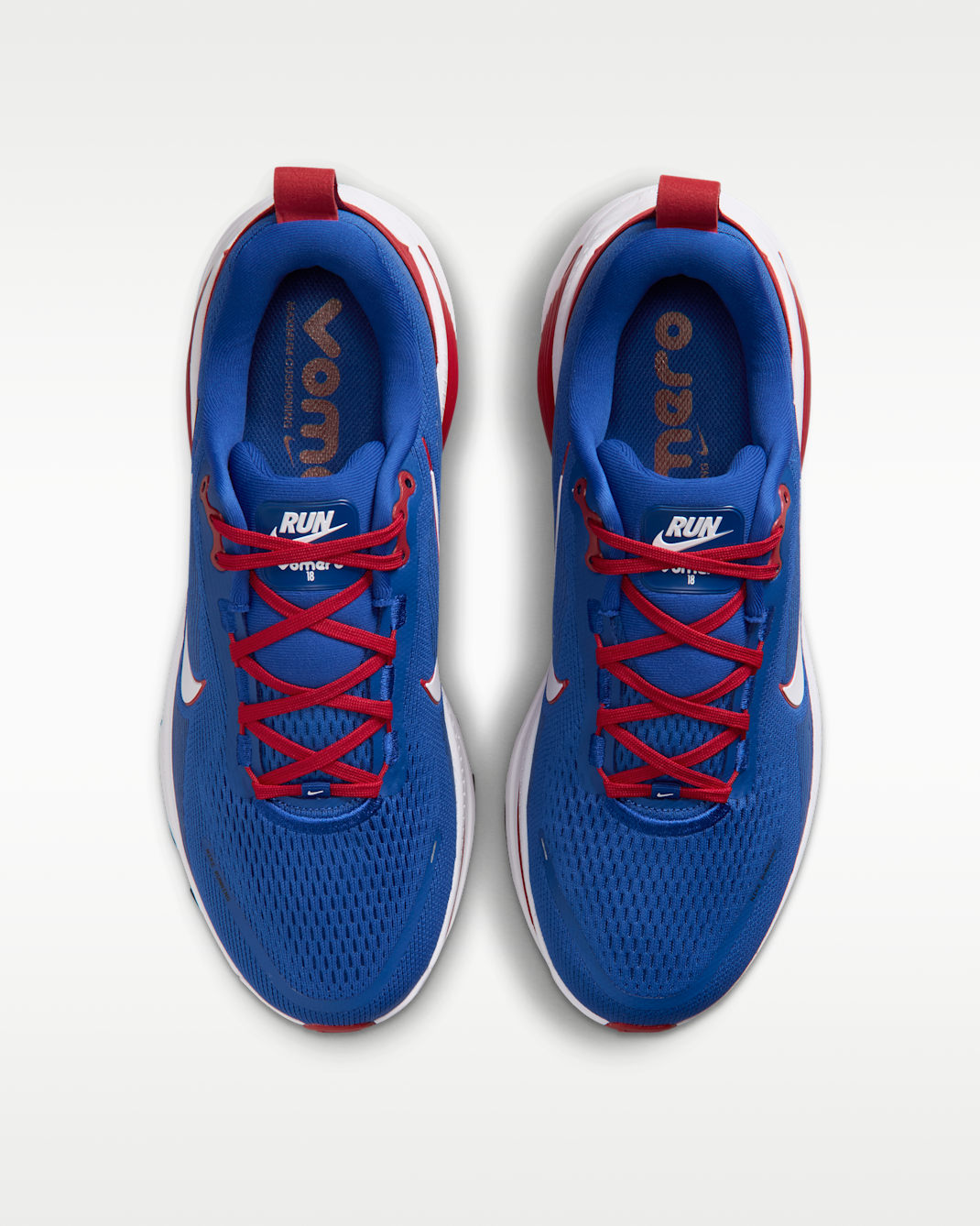 Nike Vomero 18 (New York Giants) Men's NFL Road Running Shoes