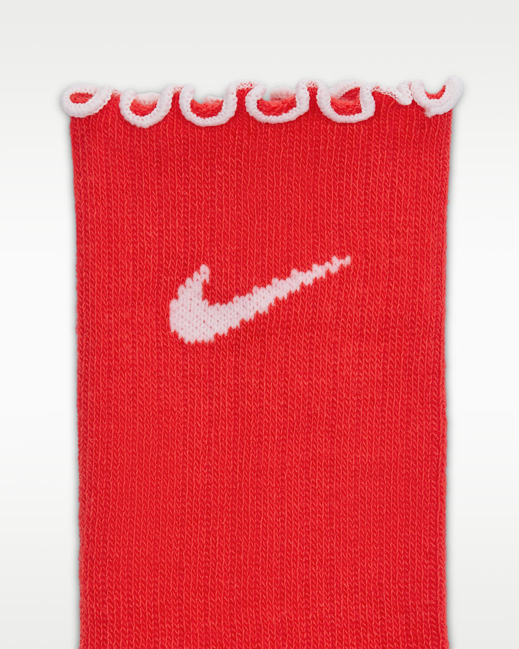 Nike Kids' Cherry Lettuce Hem Micro Crew Socks (3 Pairs)