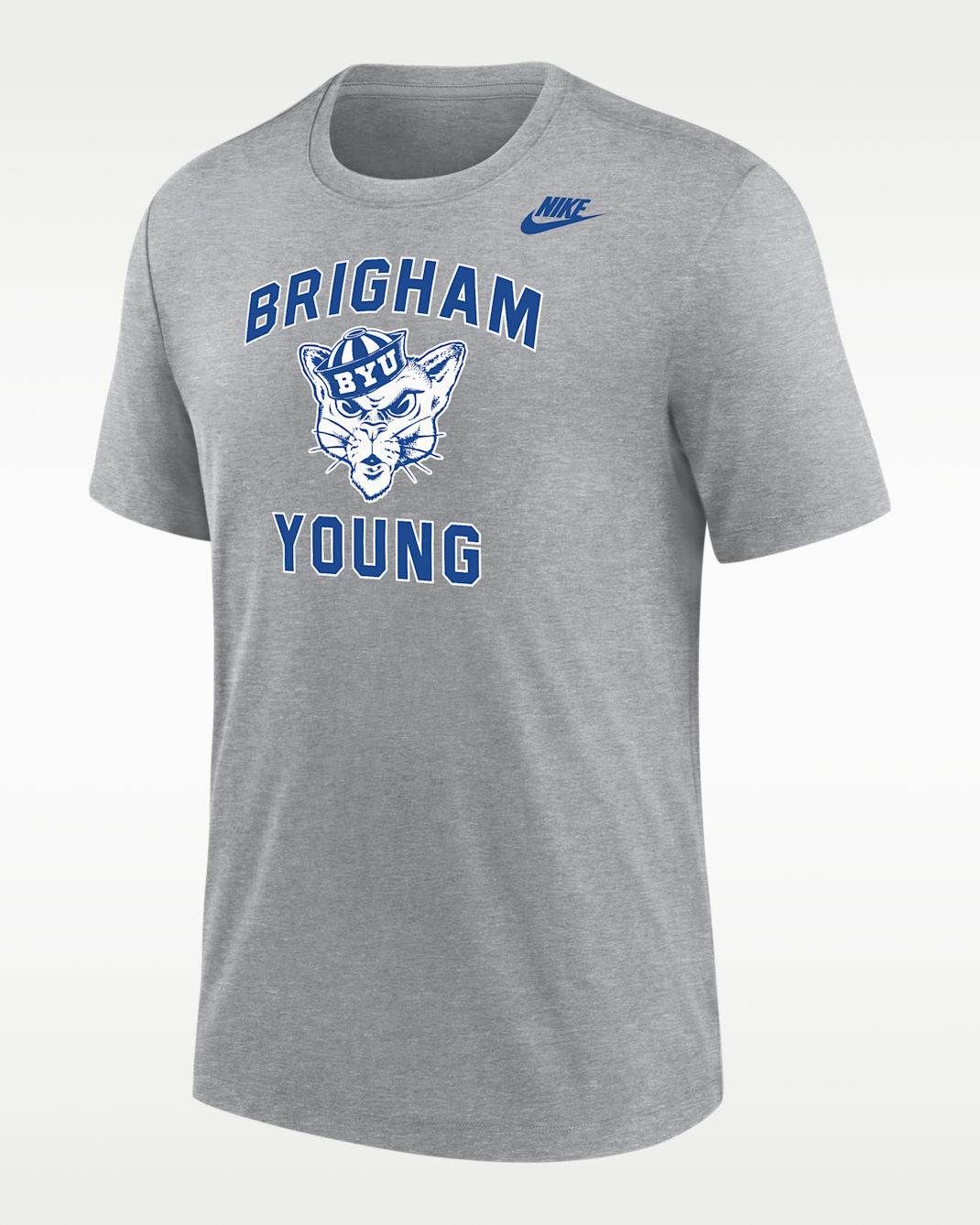 BYU Cougars Men's Nike Football Tri-Blend T-Shirt