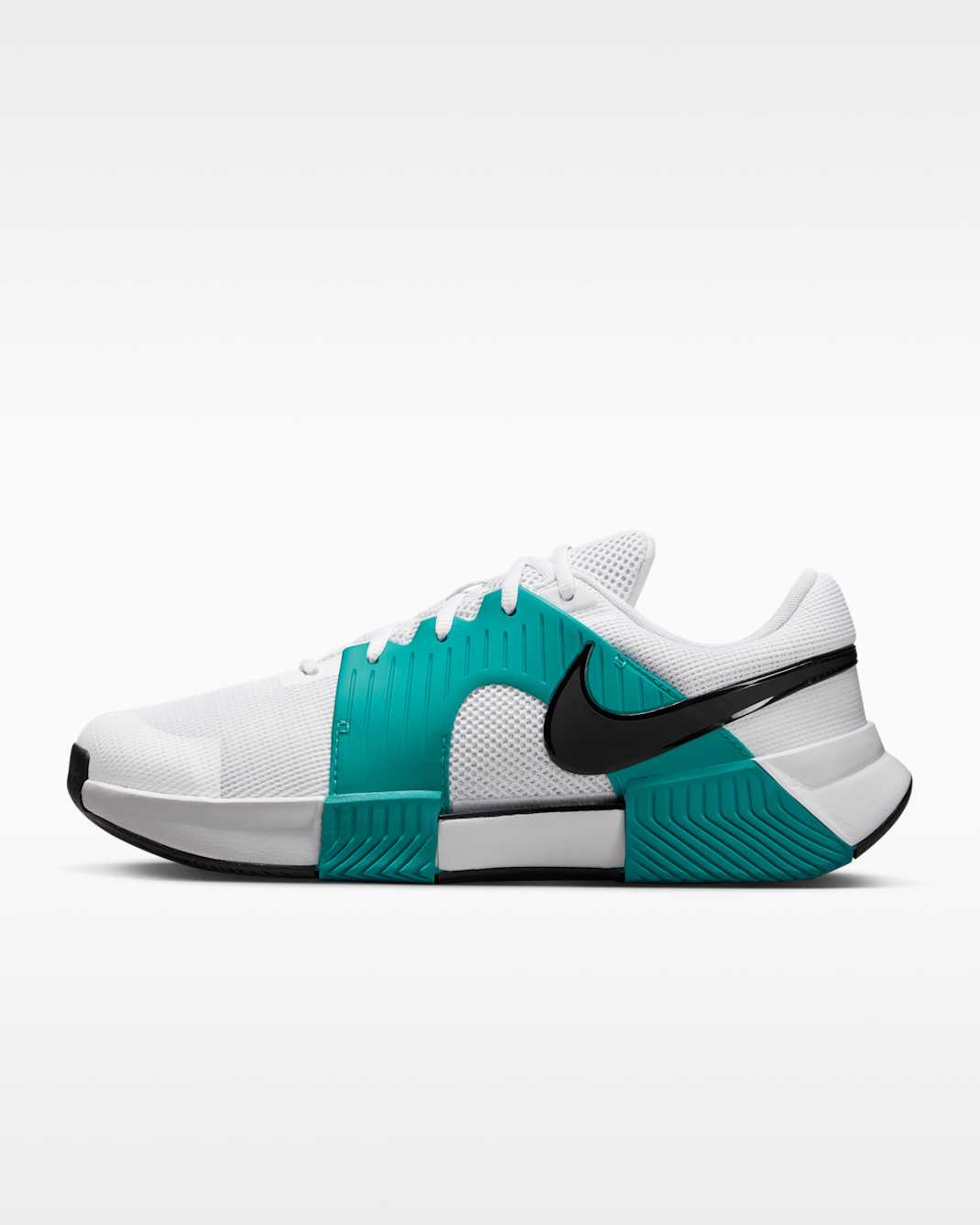 รองเท้าเทนนิสฮาร์ดคอร์ทผู้ชาย Nike Zoom GP Challenge 1 - ขาว/Radiant Emerald/ดำ