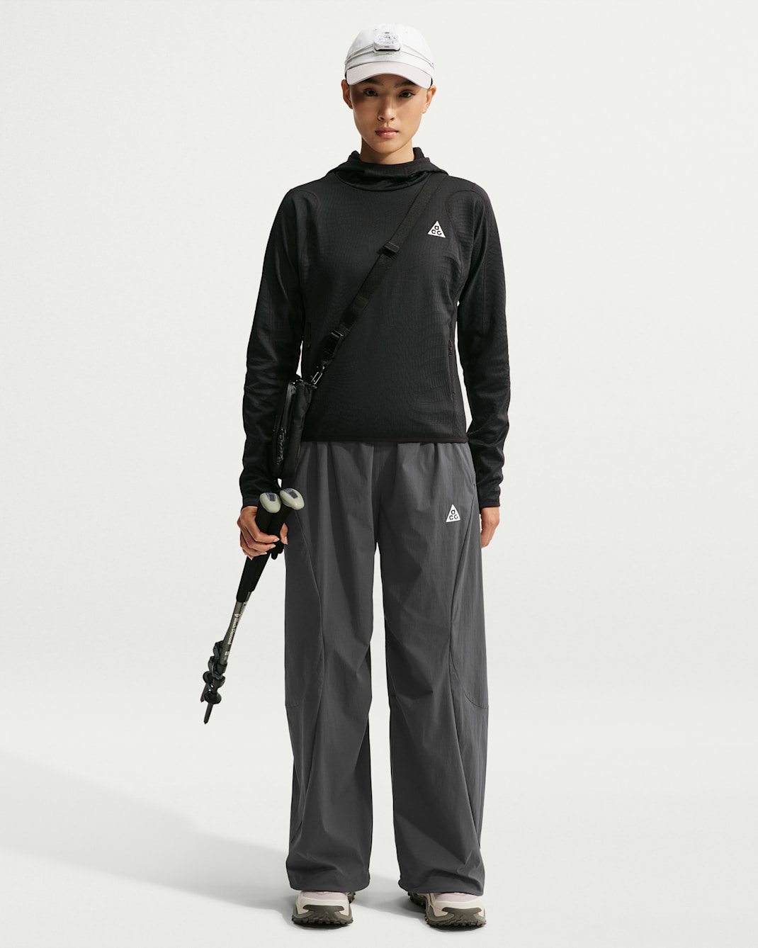 Pantalon de randonnée coupe ample ACG High Stakes pour femme - Anthracite/Summit White