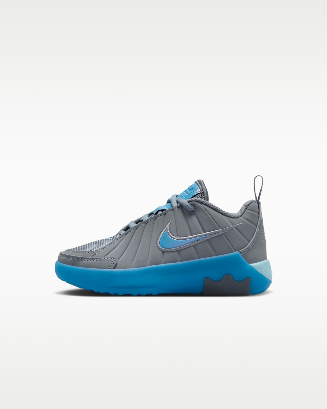 LeBron Witness 9 Little Kids' Shoes - Cool Grey/Psychic Blue/Glacier Ice/Aurora Blue