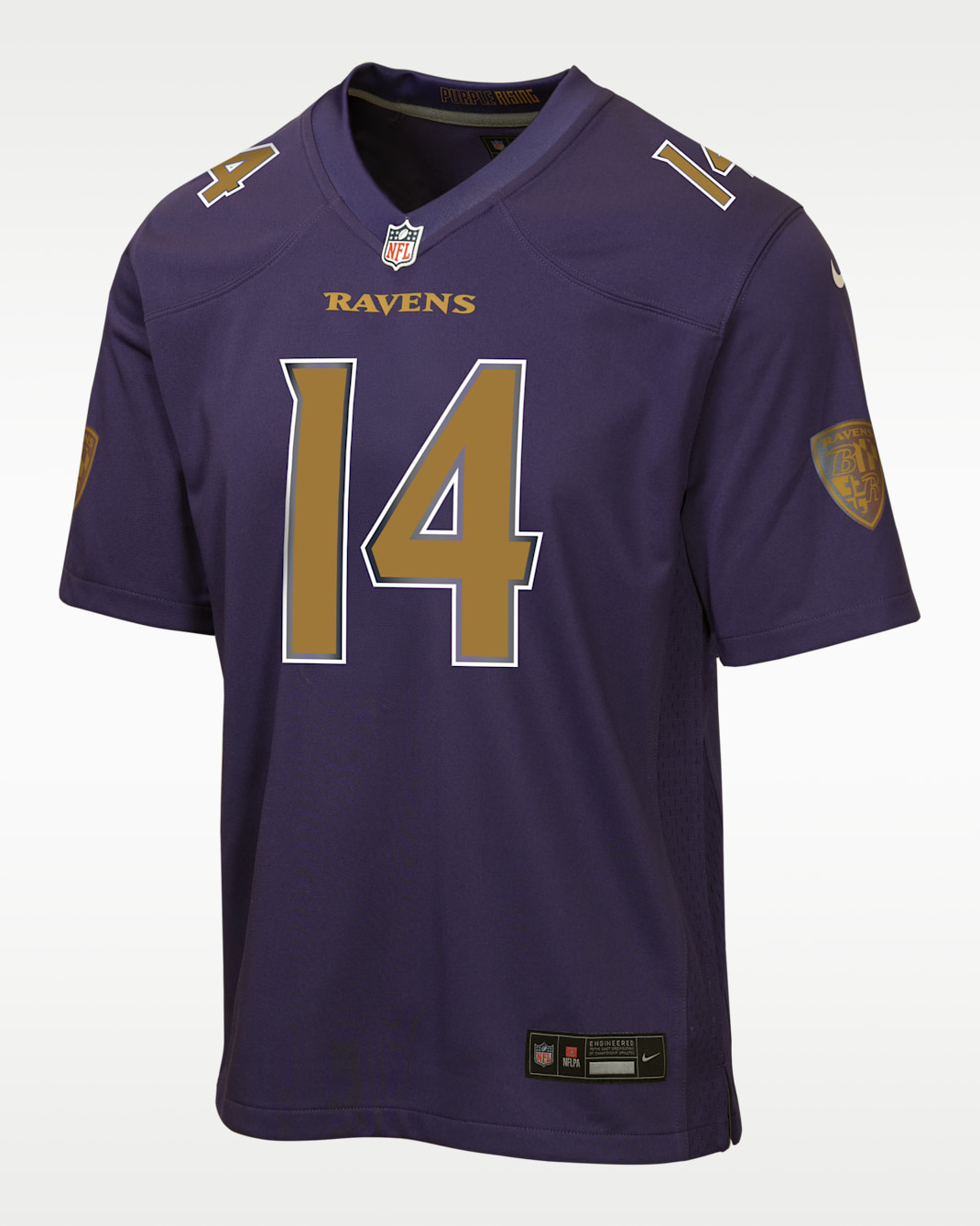 Kyle Hamilton Baltimore Ravens Big Kids' Game Jersey - Purple