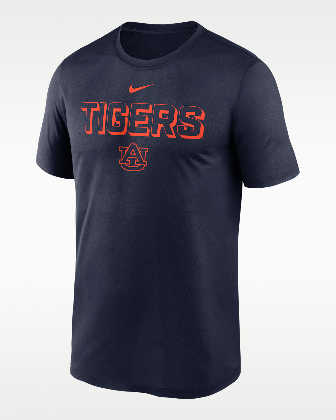 Playera universitaria Nike Dri-FIT para hombre Auburn Sideline Legend - Azul marino