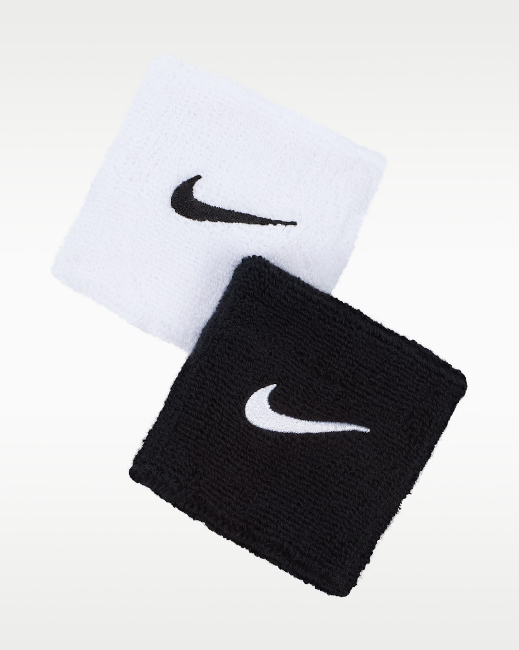 나이키 스우시 클래식 리스트밴드(2팩) - 블랙/화이트/블랙