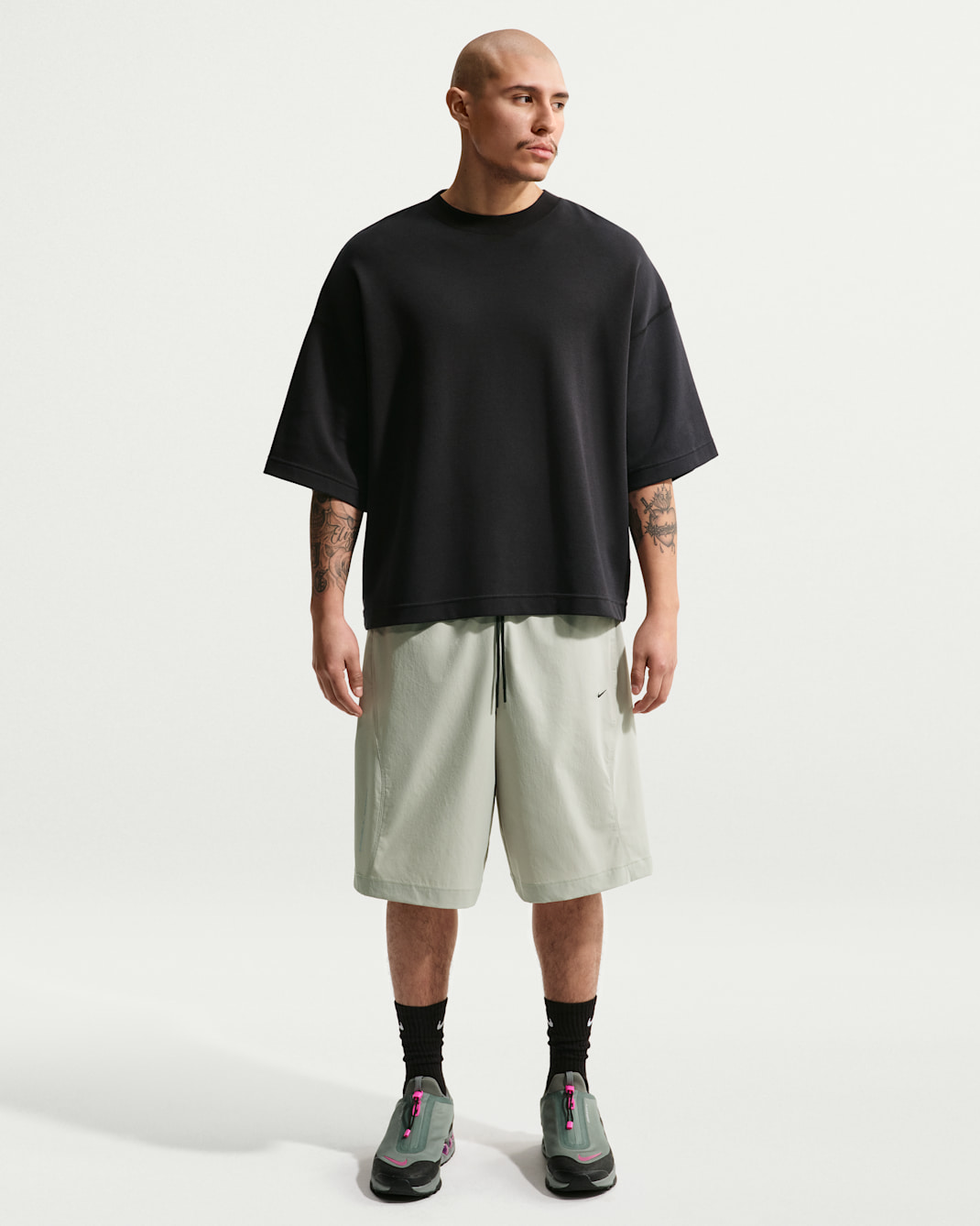 Shorts Dri-FIT para hombre Nike Tech Helios - Niebla pícea/Negro