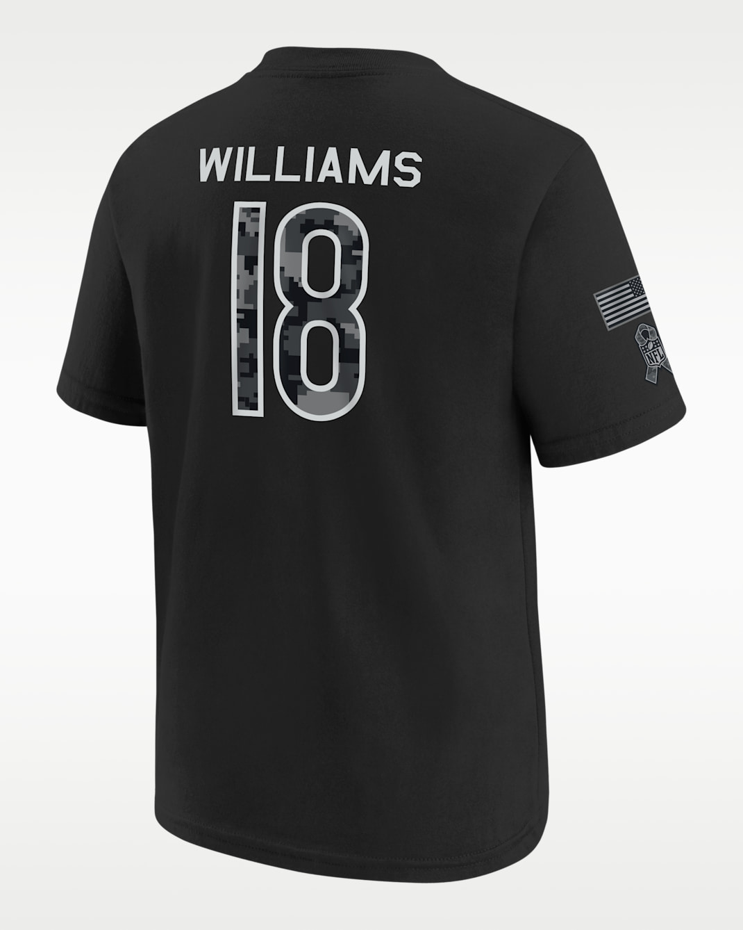 Caleb Williams Chicago Bears Salute to Service Big Kids' Nike NFL T-Shirt