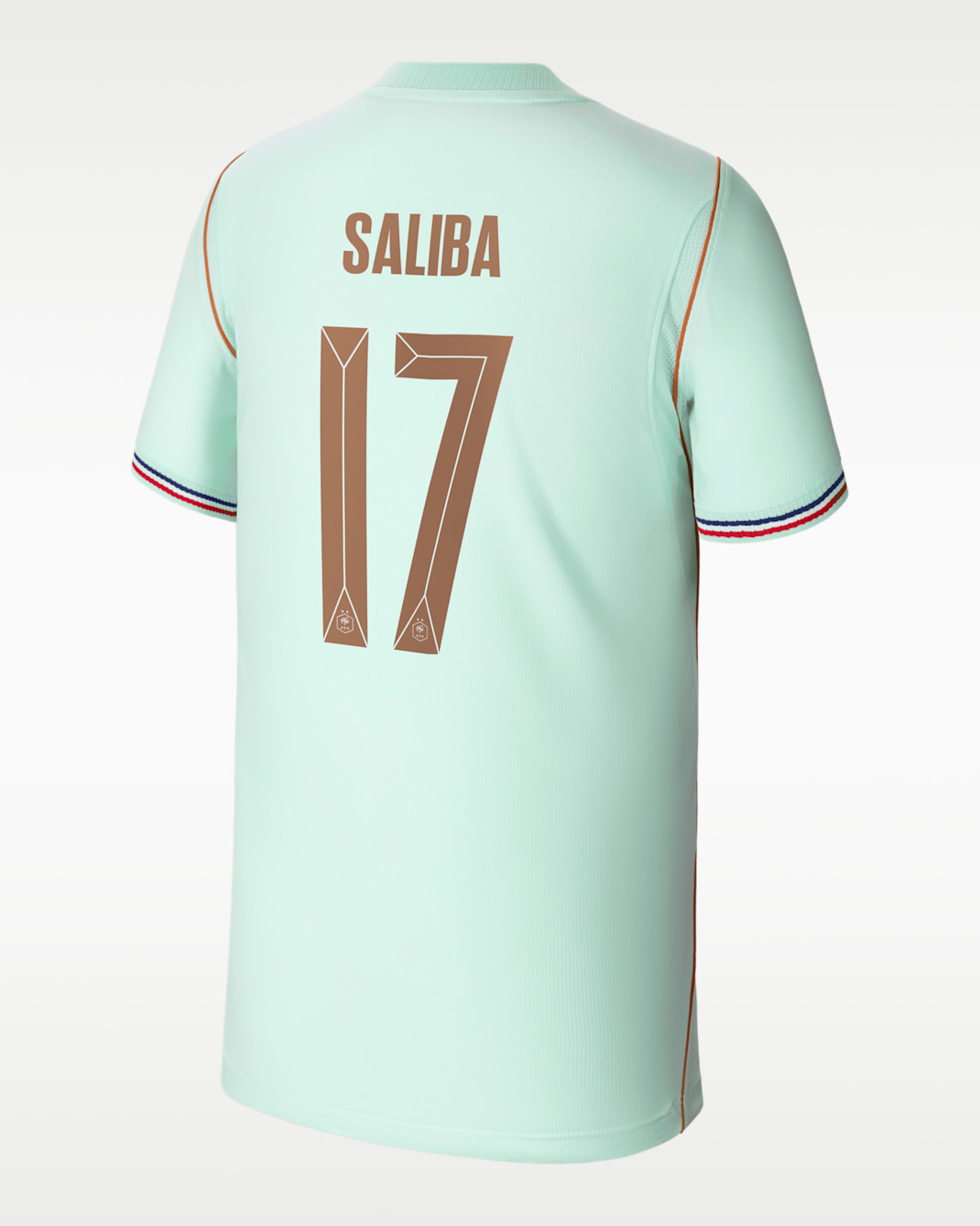 William Saliba France National Team 2026 Stadium Away Big Kids' Nike Dri-FIT Soccer Jersey - Green