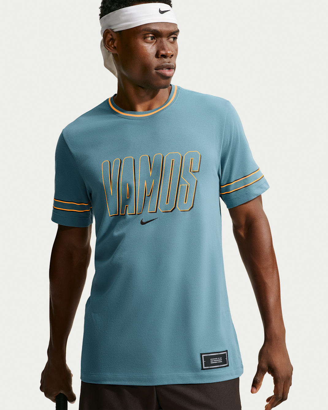 Carlos Alcaraz Men's NikeCourt Dri-FIT Tennis T-Shirt - Smokey Blue