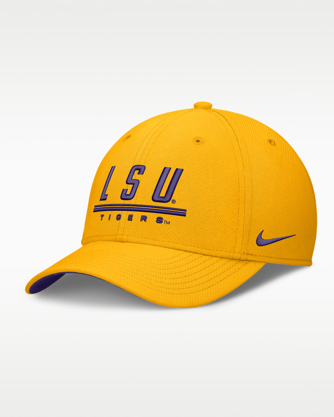 LSU Sideline Rise Men's Nike Dri-FIT College Hat - University Gold/Court Purple