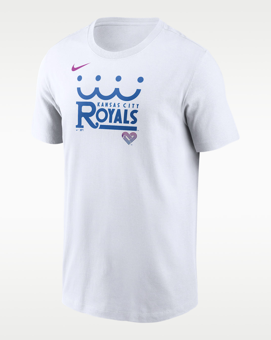Kansas City Royals City Connect Wordmark Men's Nike MLB T-Shirt - White