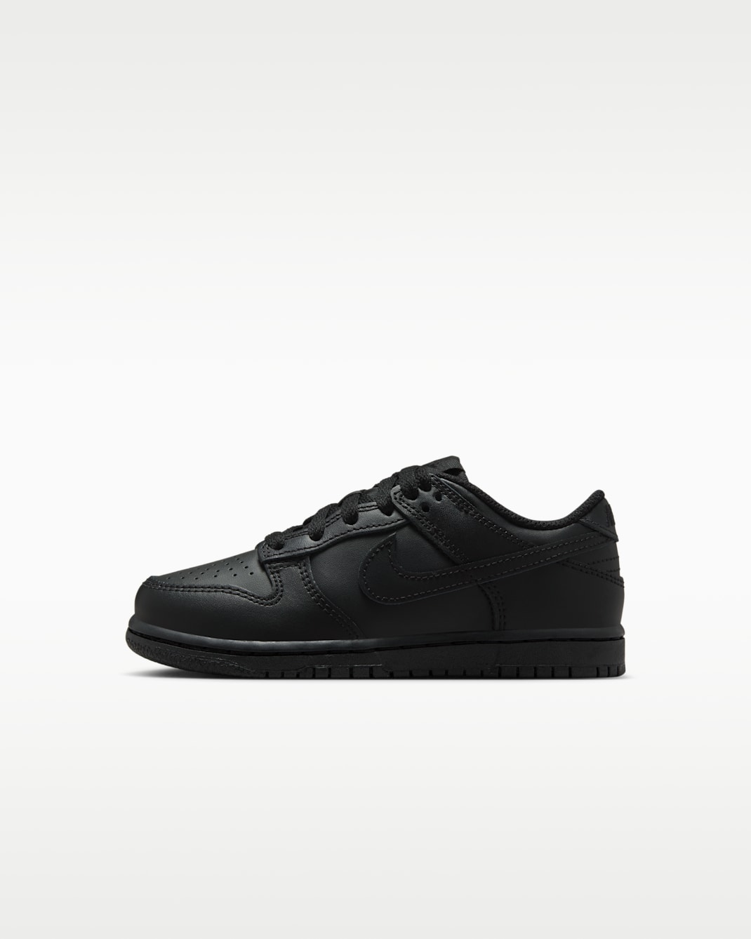 Nike Dunk Low Little Kids' Shoes - Black/Black/Black