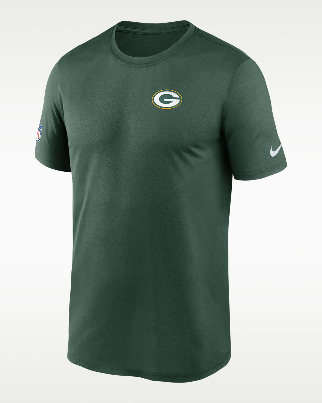 Green Bay Packers Legend Small Logo Men's Nike Dri-FIT NFL T-Shirt - Green