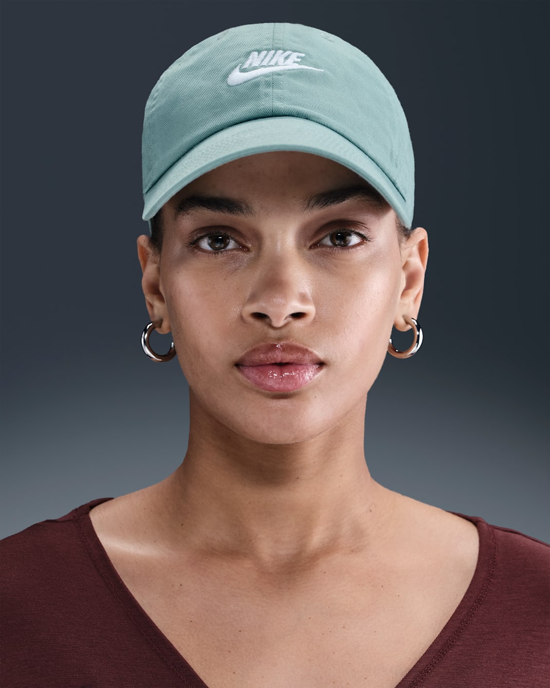 Nike Club Unstructured Futura Wash Cap - Cannon/White