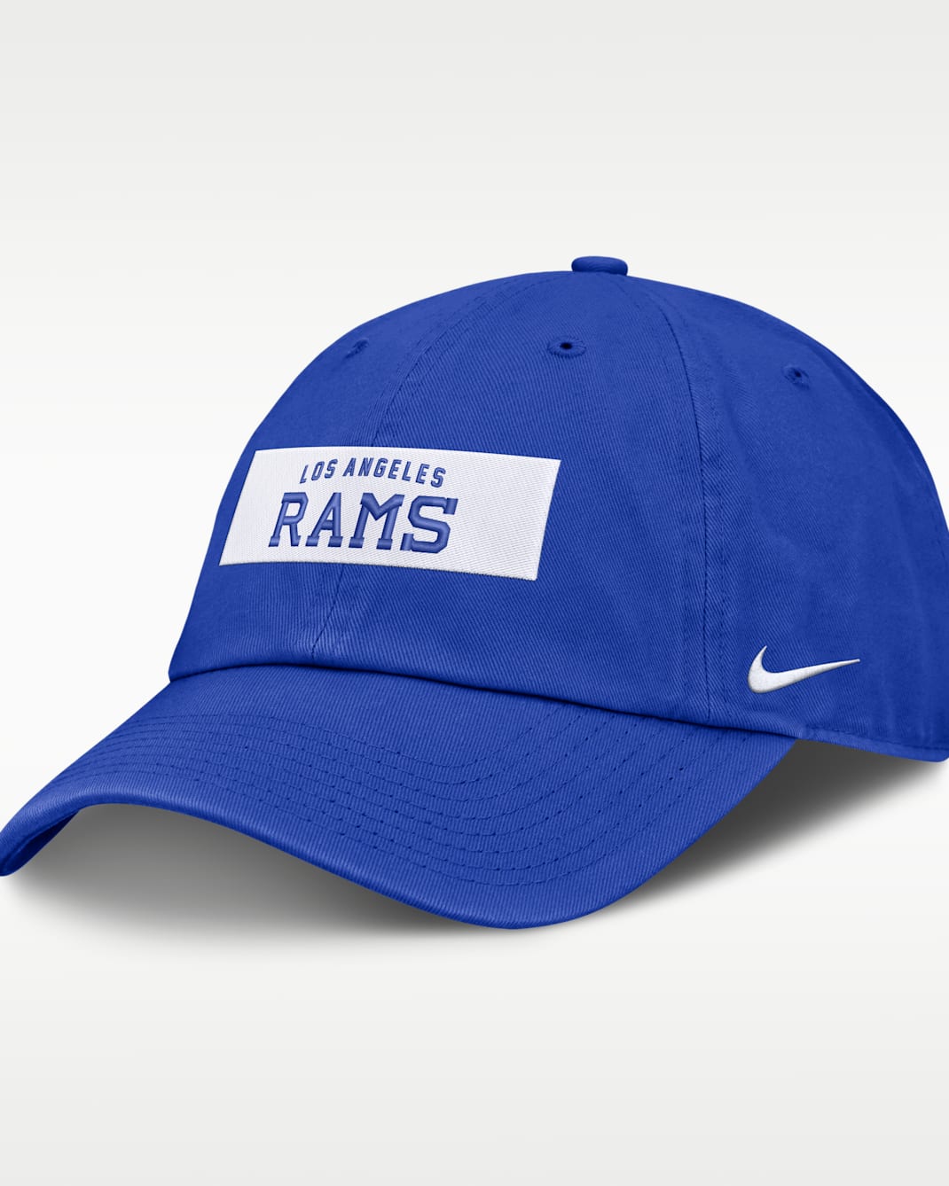 Los Angeles Rams Primetime Club Wordmark Men's Nike NFL Adjustable Hat - Royal